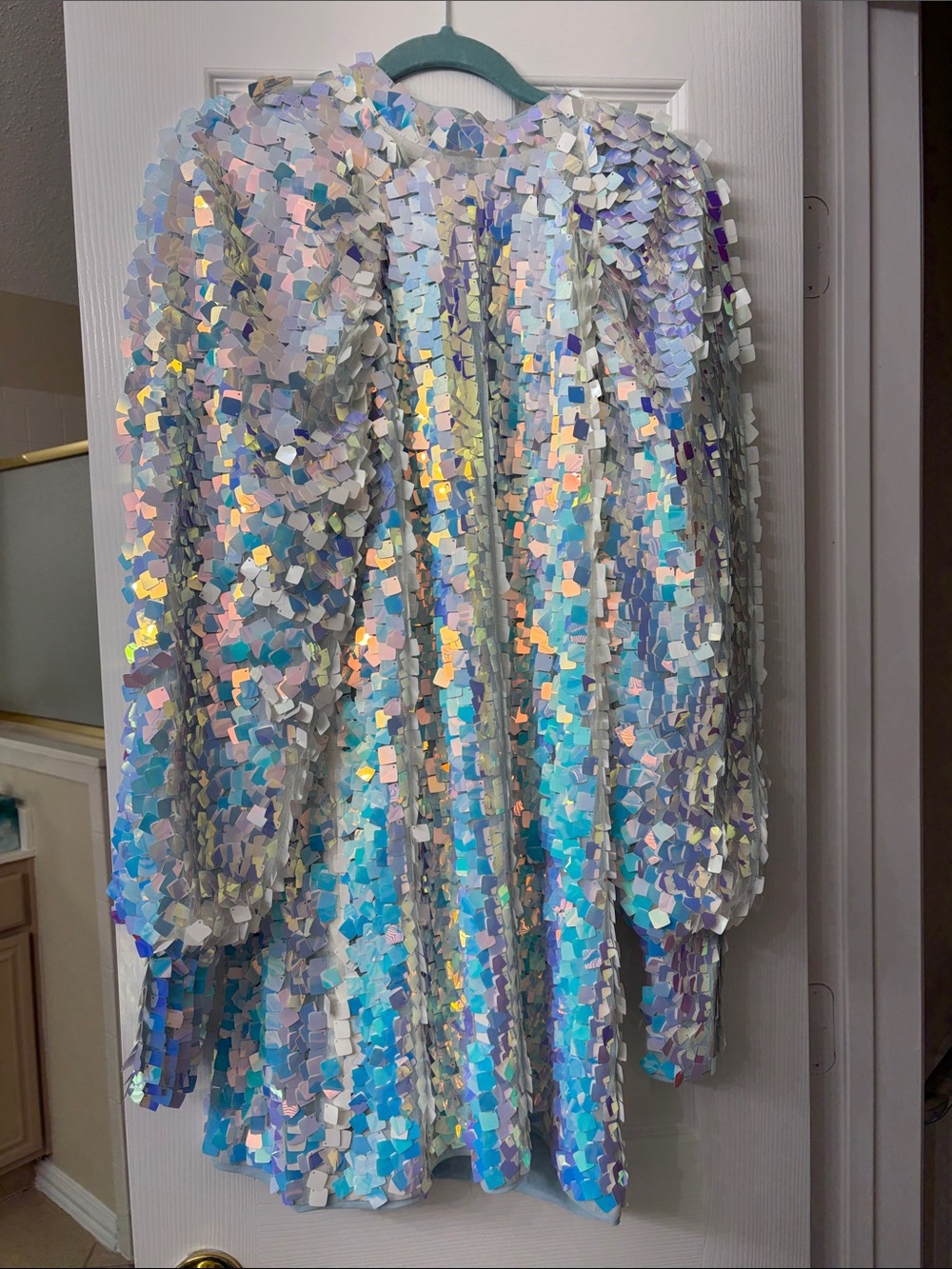 ASOS Edition Iridescent Sequin Fringe Dress 🦄